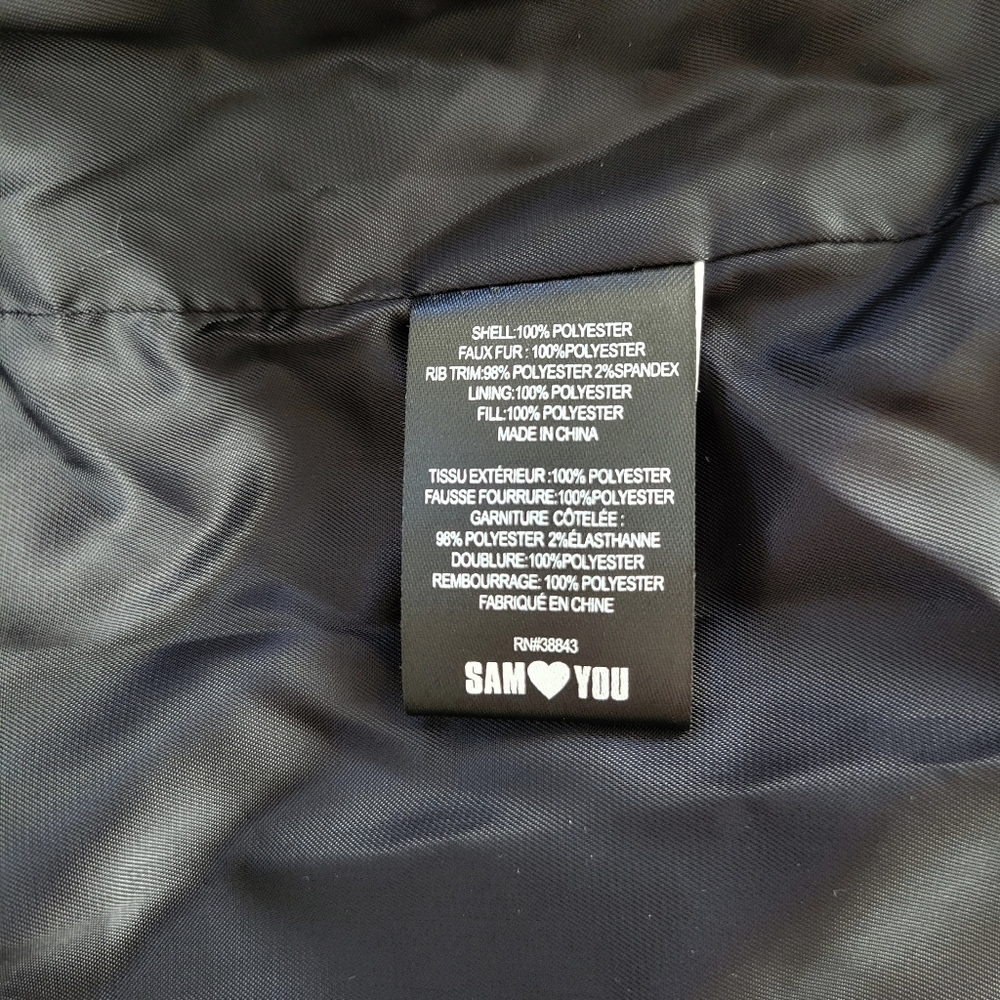 Sam Edelman Womens' Black Puffer Jacket - Picture 6 of 6